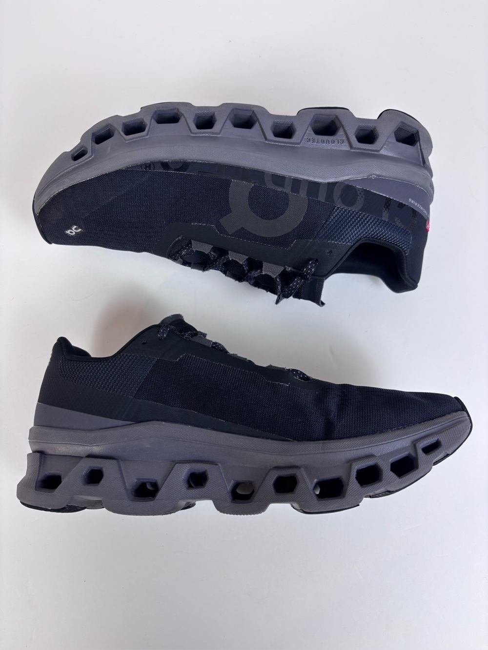 On Running Cloudmonster Shoes Women's Athletic Running Sneakers Black Size 10 - Picture 9 of 14